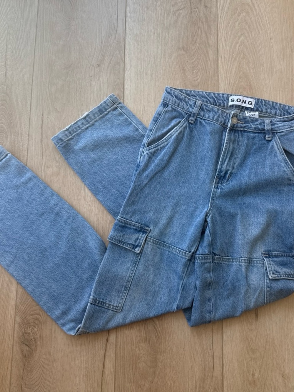 S.O.N.G. Size 24 cargo pocket jeans